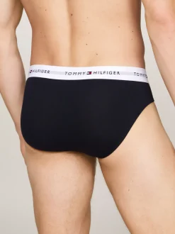 Obcisłe Bokserki|Bielizna*Tommy Hilfiger Zestaw 5 Par Slipów Z Logo WHITE/VIB INDIGO/DARK MAG/DES SKY