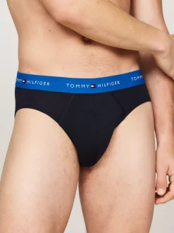 Obcisłe Bokserki|Bielizna*Tommy Hilfiger Zestaw 5 Par Slipów Z Logo WHITE/VIB INDIGO/DARK MAG/DES SKY
