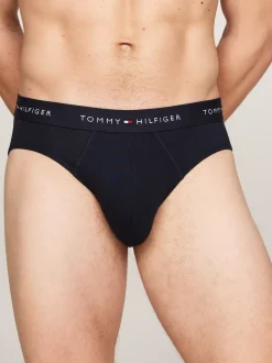 Obcisłe Bokserki|Bielizna*Tommy Hilfiger Zestaw 5 Par Slipów Z Logo WHITE/VIB INDIGO/DARK MAG/DES SKY