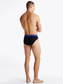 Obcisłe Bokserki|Bielizna*Tommy Hilfiger Zestaw 3 Par Slipów Z Paskiem Z Logo BRIGHT BLUE/BRIGHT BLUE/BRIGHT BLUE