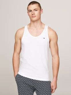 Kąpielówki|Bielizna*Tommy Hilfiger Zestaw 3 Topów Bez Rękawów WHITE/WHITE/WHITE