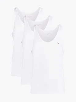 Kąpielówki|Bielizna*Tommy Hilfiger Zestaw 3 Topów Bez Rękawów WHITE/WHITE/WHITE