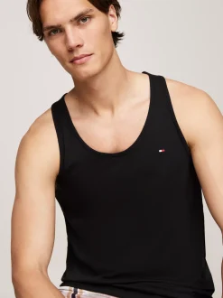 Kąpielówki|Bielizna*Tommy Hilfiger Zestaw 3 Topów Bez Rękawów BLACK/ BLACK / BLACK