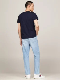 T-Shirty*Tommy Hilfiger Zestaw 2 T-shirtów O Wąskim Kroju NEW CHARCOAL / DARK NIGHT NAVY