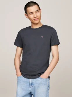 T-Shirty*Tommy Hilfiger Zestaw 2 T-shirtów O Wąskim Kroju NEW CHARCOAL / DARK NIGHT NAVY
