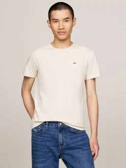 T-Shirty*Tommy Hilfiger Zestaw 2 T-shirtów O Wąskim Kroju NEWSPRINT / WHITE