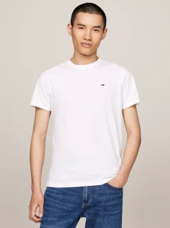 T-Shirty*Tommy Hilfiger Zestaw 2 T-shirtów O Wąskim Kroju NEWSPRINT / WHITE