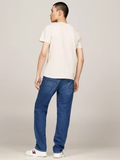 T-Shirty*Tommy Hilfiger Zestaw 2 T-shirtów O Wąskim Kroju NEWSPRINT / WHITE