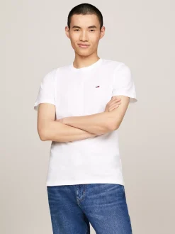 T-Shirty*Tommy Hilfiger Zestaw 2 T-shirtów O Wąskim Kroju GREEN MALACHITE / WHITE