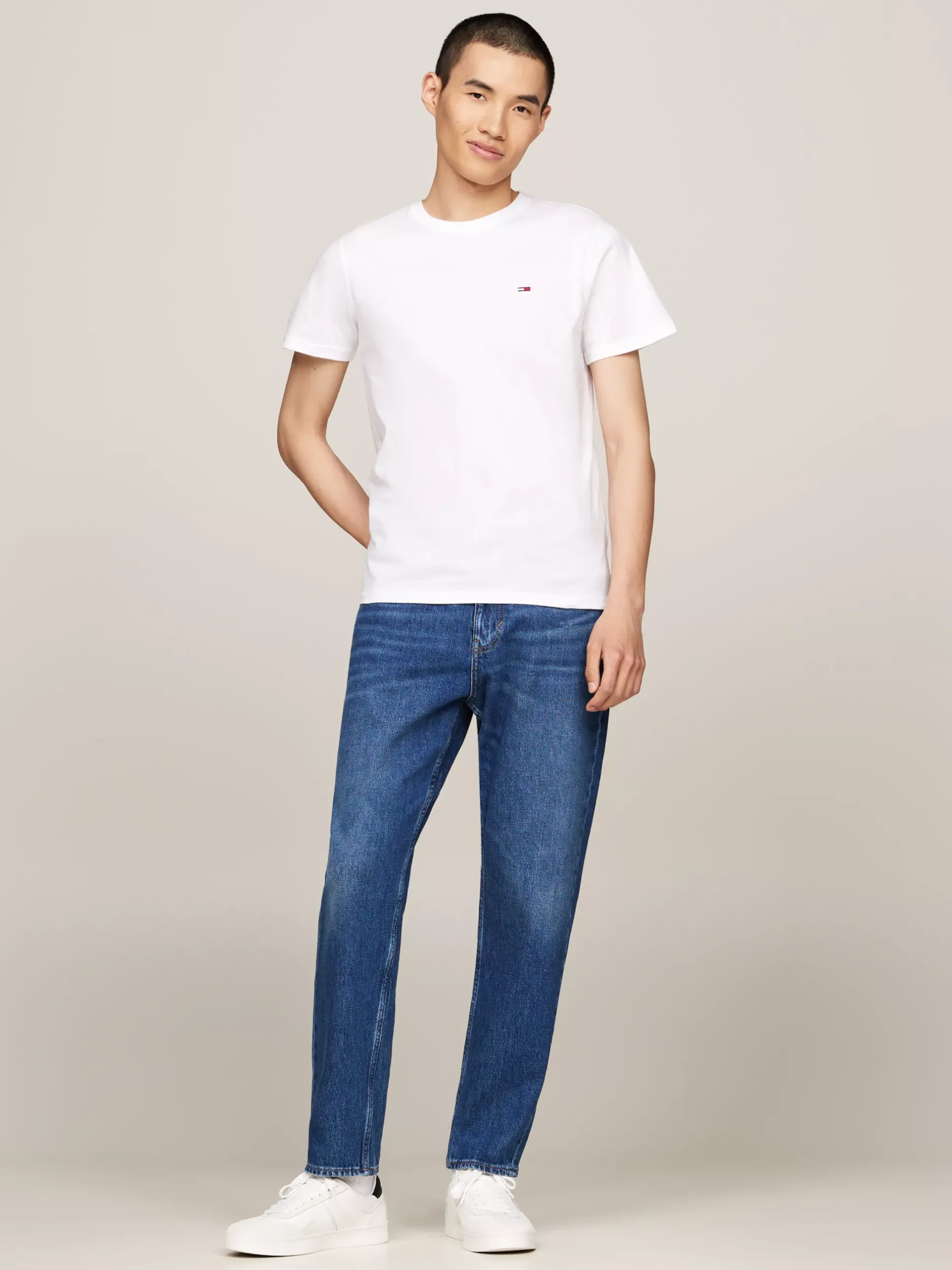 T-Shirty*Tommy Hilfiger Zestaw 2 T-shirtów O Wąskim Kroju GREEN MALACHITE / WHITE