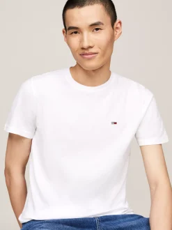 T-Shirty*Tommy Hilfiger Zestaw 2 T-shirtów O Wąskim Kroju GREEN MALACHITE / WHITE