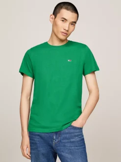 T-Shirty*Tommy Hilfiger Zestaw 2 T-shirtów O Wąskim Kroju GREEN MALACHITE / WHITE