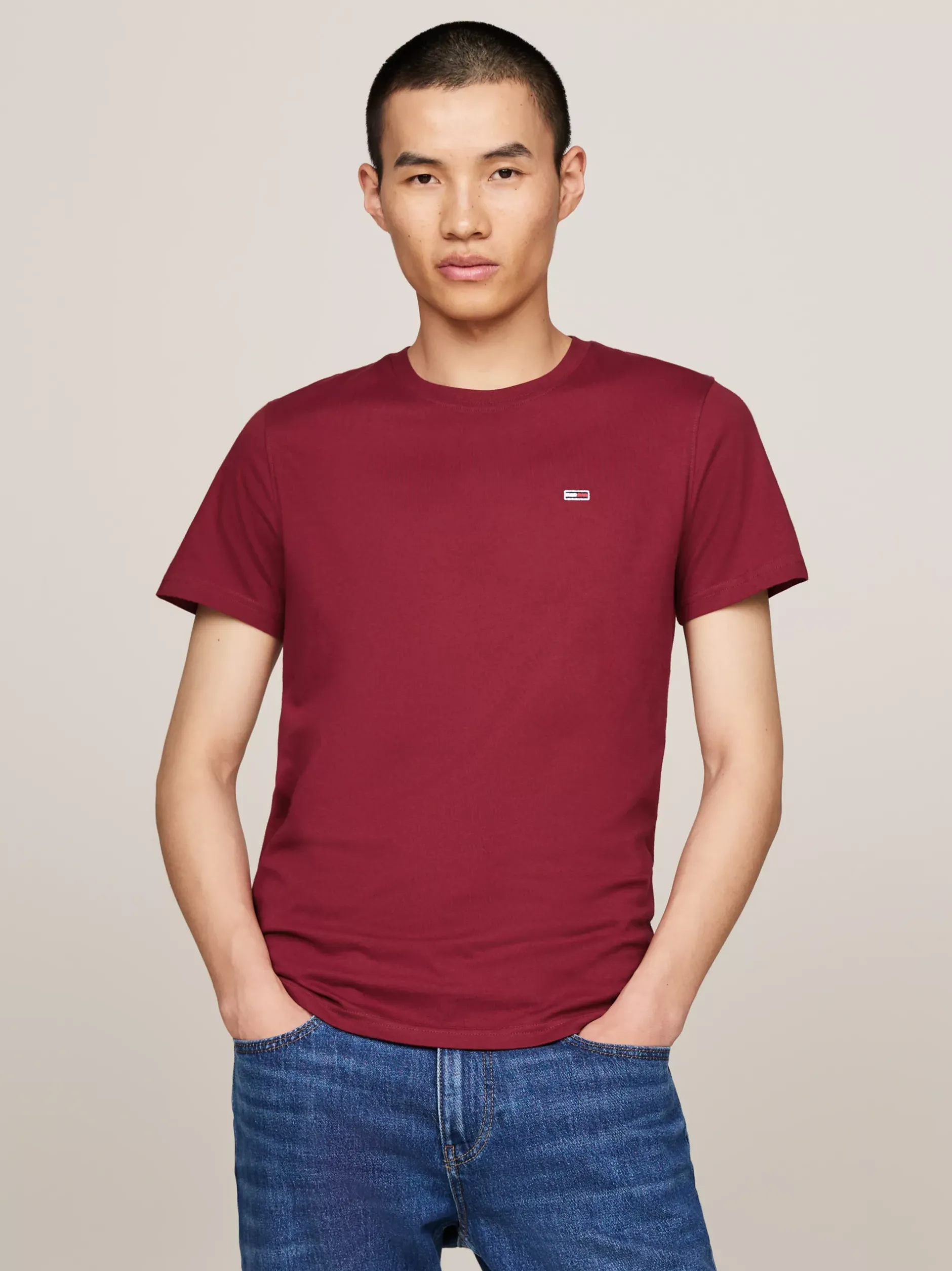 T-Shirty*Tommy Hilfiger Zestaw 2 T-shirtów O Wąskim Kroju RED CARPET / GREEN