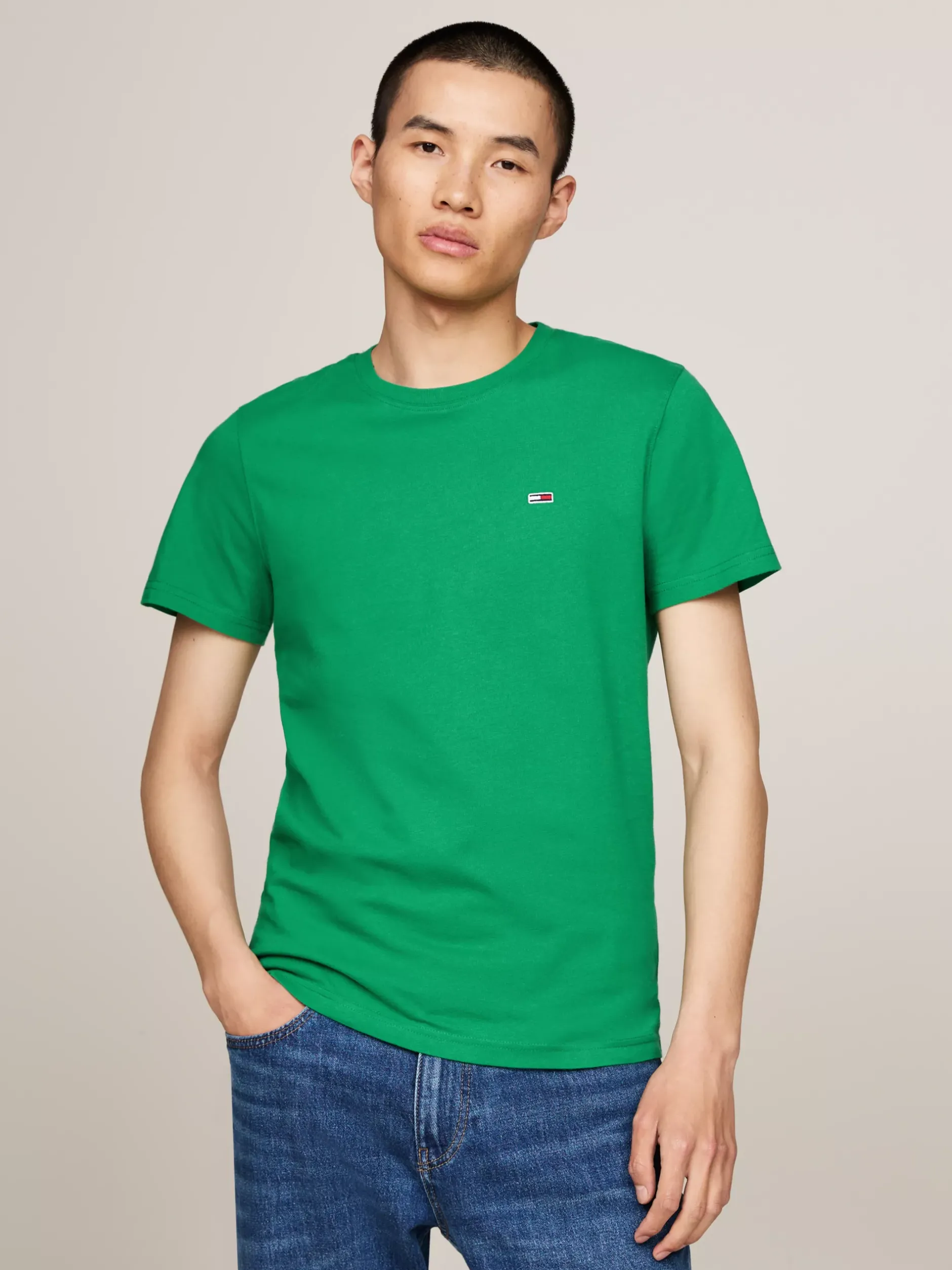 T-Shirty*Tommy Hilfiger Zestaw 2 T-shirtów O Wąskim Kroju RED CARPET / GREEN