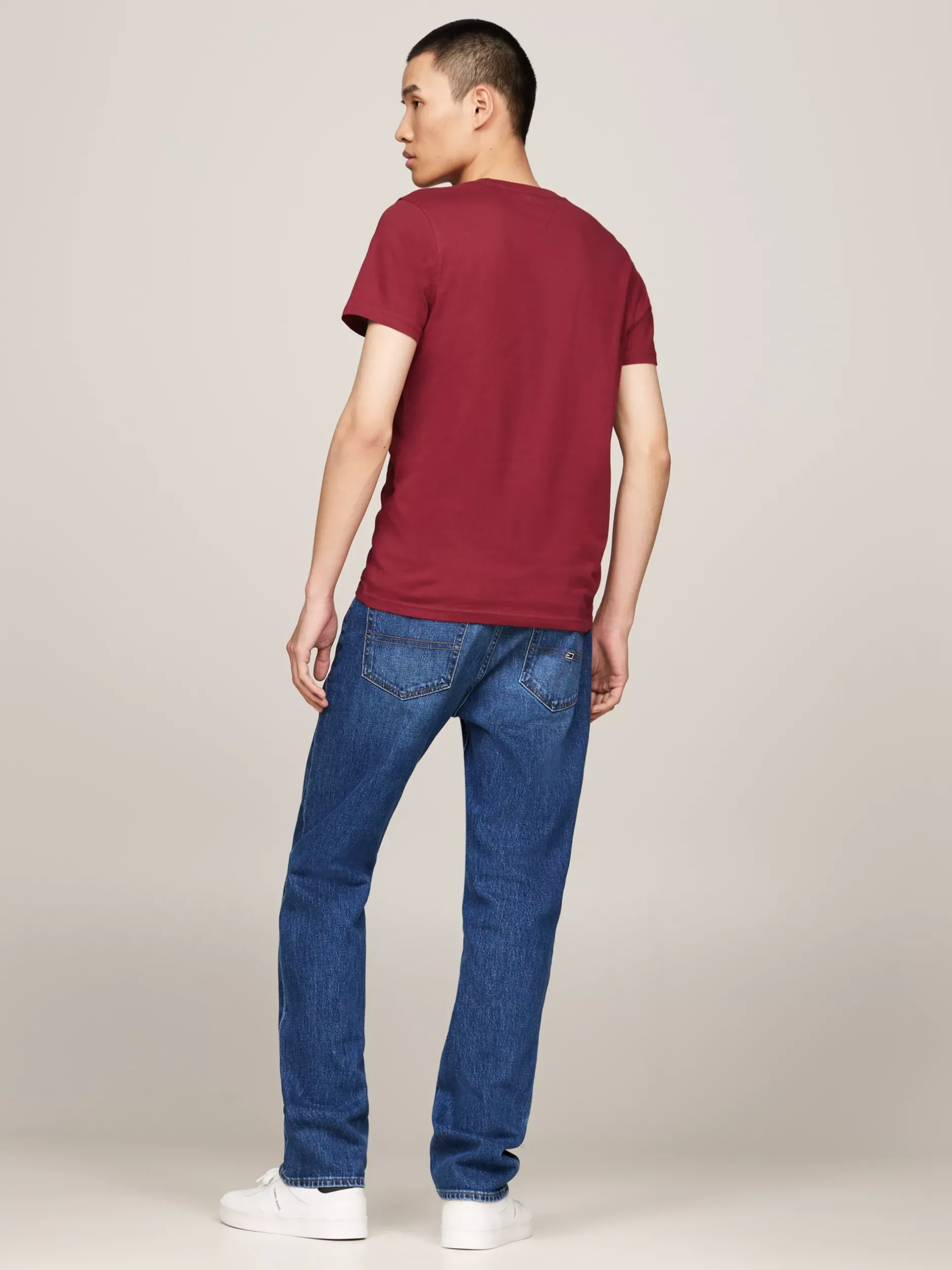 T-Shirty*Tommy Hilfiger Zestaw 2 T-shirtów O Wąskim Kroju RED CARPET / GREEN