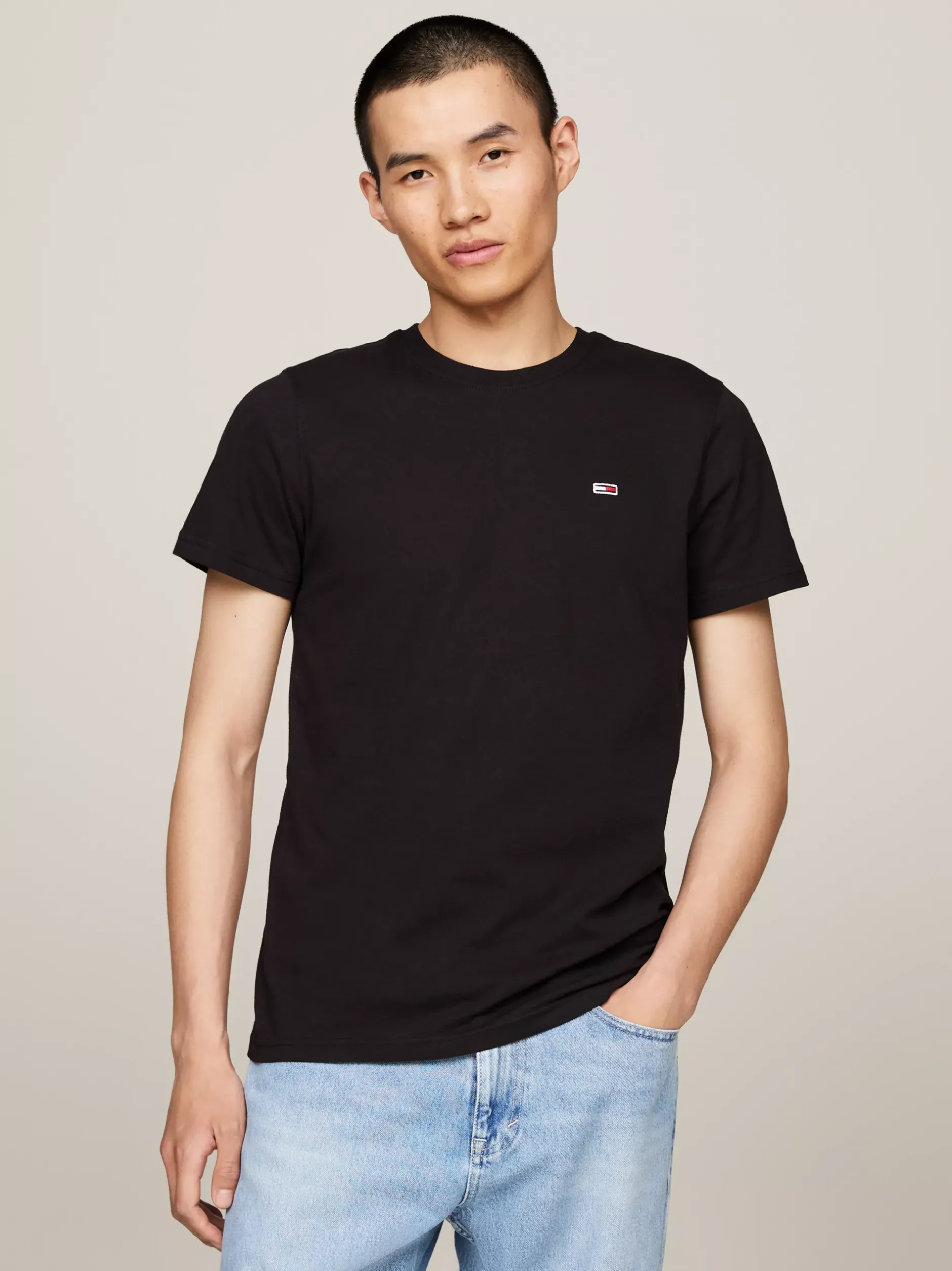 T-Shirty*Tommy Hilfiger Zestaw 2 T-shirtów O Wąskim Kroju ANCIENT WHITE/BLACK