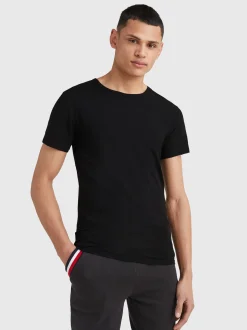 Stroje Domowe|Multipacks*Tommy Hilfiger Zestaw 3 T-shirtów Premium Essential BLACK/ BLACK / BLACK