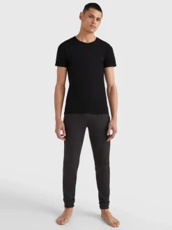 Stroje Domowe|Multipacks*Tommy Hilfiger Zestaw 3 T-shirtów Premium Essential BLACK/ BLACK / BLACK