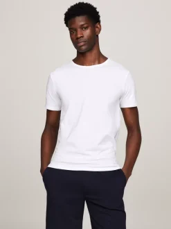 Stroje Domowe|Multipacks*Tommy Hilfiger Zestaw 3 T-shirtów Premium Essential WHITE/WHITE/WHITE