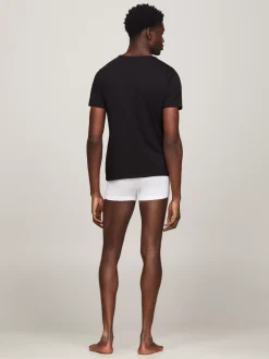 Stroje Domowe|Multipacks*Tommy Hilfiger Zestaw 3 T-shirtów Z Dekoltem W Kształcie Litery V BLACK/ BLACK / BLACK