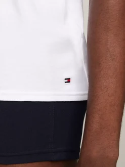 Stroje Domowe|Multipacks*Tommy Hilfiger Zestaw 3 T-shirtów Z Dekoltem W Kształcie Litery V WHITE/WHITE/WHITE