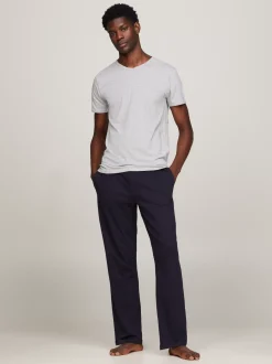 Stroje Domowe|Multipacks*Tommy Hilfiger Zestaw 3 T-shirtów Z Dekoltem W Kształcie Litery V BLACK/WHITE/GREY HEATHER
