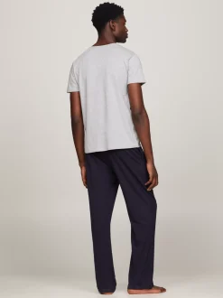 Stroje Domowe|Multipacks*Tommy Hilfiger Zestaw 3 T-shirtów Z Dekoltem W Kształcie Litery V BLACK/WHITE/GREY HEATHER