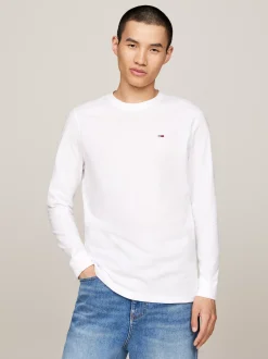 T-Shirty*Tommy Hilfiger Zestaw 2 T-shirtów Z Długim Rękawem GREEN MALACHITE / WHITE