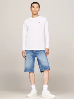 T-Shirty*Tommy Hilfiger Zestaw 2 T-shirtów Z Długim Rękawem GREEN MALACHITE / WHITE