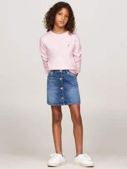 Bielizna & Skarpetki*Tommy Hilfiger Zestaw 2 T-shirtów Z Długim Rękawem LIGHT PINK/WHITE