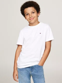 Bielizna & Skarpetki|Underwear & Socks*Tommy Hilfiger Zestaw 2 T-shirtów Z Flagą WHITE/LIGHT GREY HEATHER