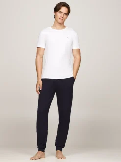 Stroje Domowe*Tommy Hilfiger Zestaw 3 T-shirtów Z Okrągłym Dekoltem WHITE/WHITE/WHITE
