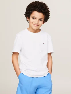 Underwear & Socks|T-Shirty I Koszulki Polo*Tommy Hilfiger Zestaw 2 T-shirtów Z Wyhaftowaną Flagą DESERT SKY/WHITE