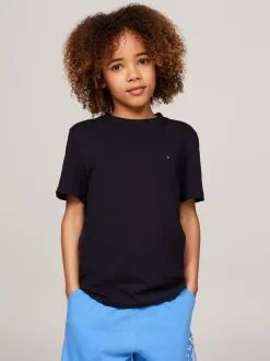 Underwear & Socks|T-Shirty I Koszulki Polo*Tommy Hilfiger Zestaw 2 T-shirtów Z Wyhaftowaną Flagą DESERT SKY/WHITE