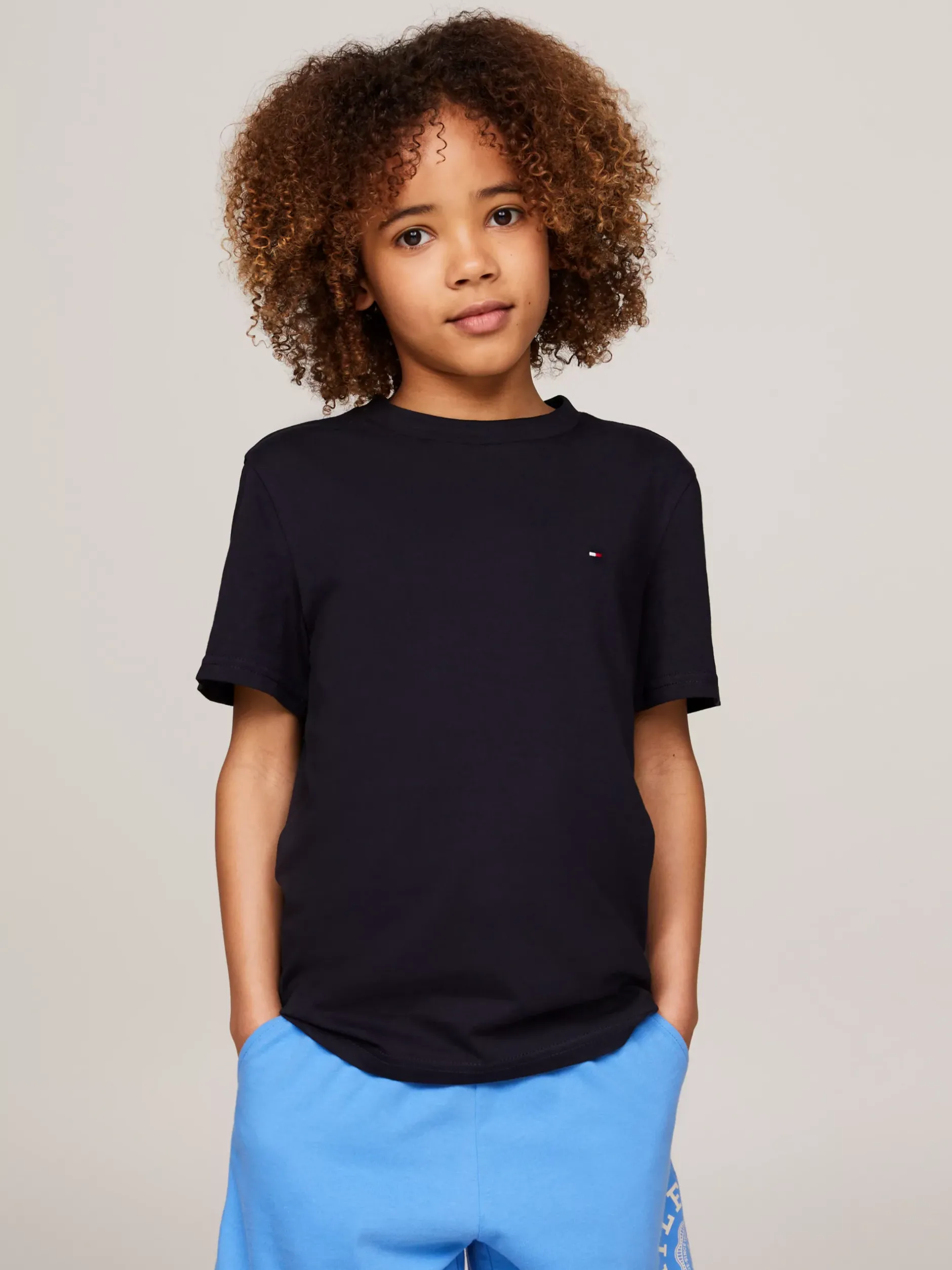 Underwear & Socks|T-Shirty I Koszulki Polo*Tommy Hilfiger Zestaw 2 T-shirtów Z Wyhaftowaną Flagą DESERT SKY/WHITE