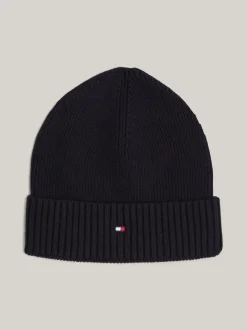 Czapki I Szaliki*Tommy Hilfiger Zestaw: Czapka Beanie I Rękawiczki Z Kaszmirem BLACK