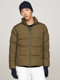 Czapki I Szaliki*Tommy Hilfiger Zestaw: Czapka Beanie I Rękawiczki Z Kaszmirem SPACE BLUE