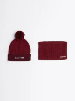 Obuwie I Akcesoria|Obuwie I Akcesoria*Tommy Hilfiger Zestaw Dla Dzieci Z Czapką I Kominem ROUGE
