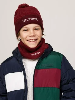 Obuwie I Akcesoria|Obuwie I Akcesoria*Tommy Hilfiger Zestaw Dla Dzieci Z Czapką I Kominem ROUGE