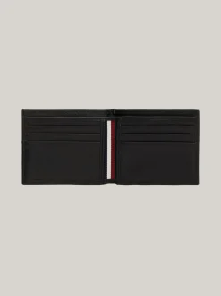 Portfele & Breloczki Do Kluczy*Tommy Hilfiger Zestaw Dwóch Skórzanych Etui Na Karty BLACK