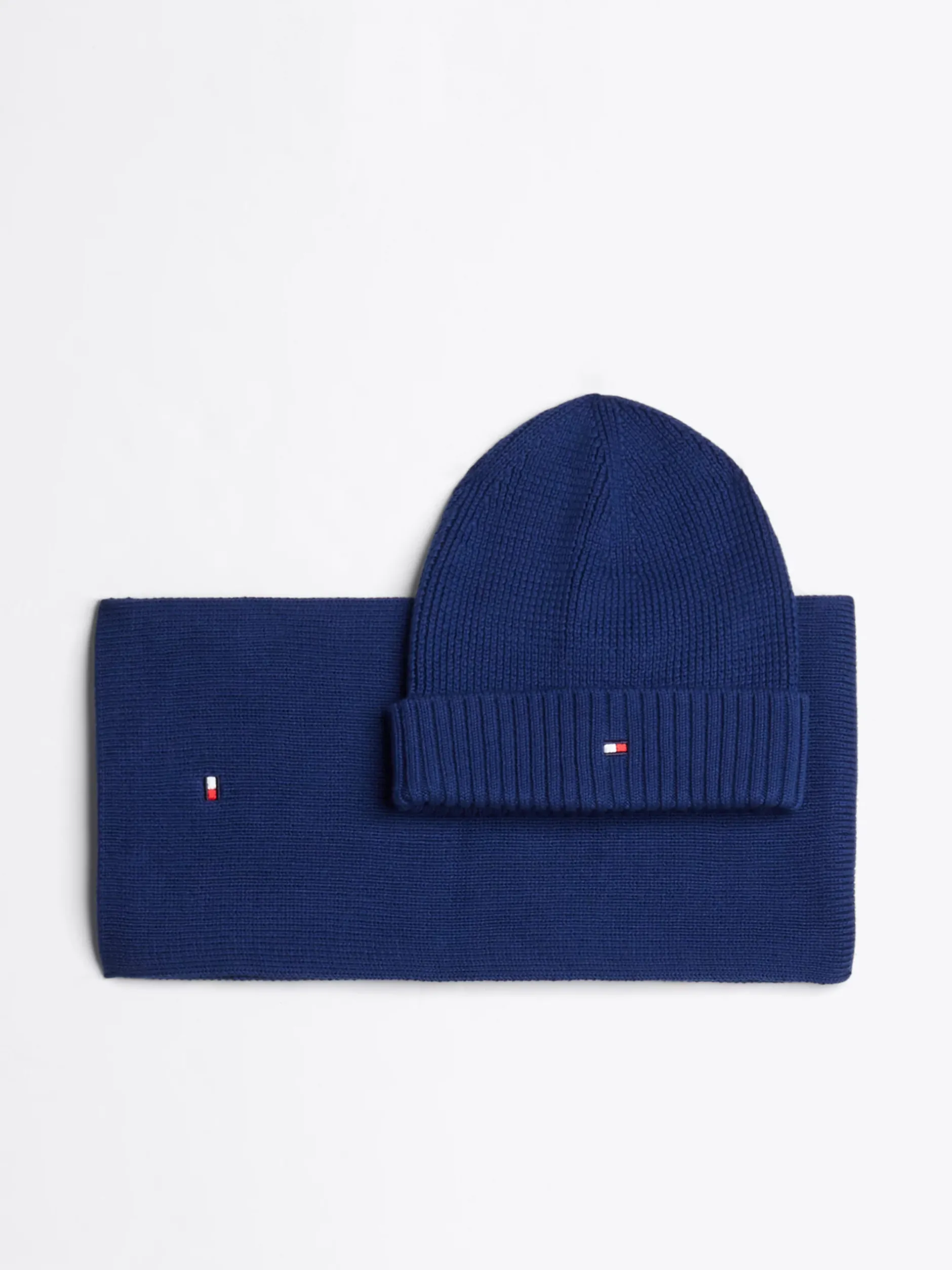 Obuwie I Akcesoria|Obuwie I Akcesoria*Tommy Hilfiger Zestaw Essential Z Czapką I Szalikiem BLUE INK