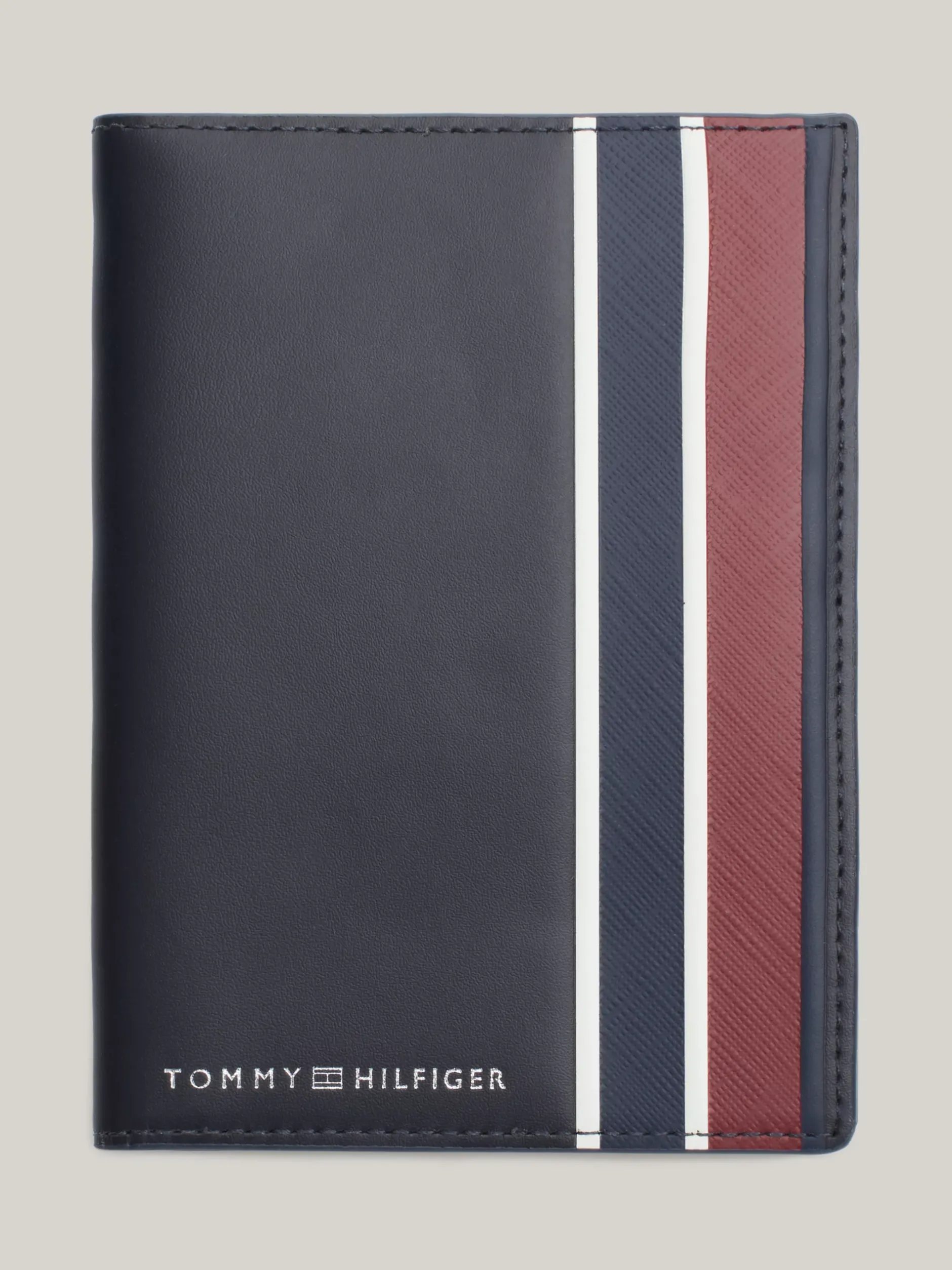 Portfele & Breloczki Do Kluczy*Tommy Hilfiger Zestaw: Etui Na Paszport I Zawieszka Na Bagaż SPACE BLUE