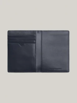 Portfele & Breloczki Do Kluczy*Tommy Hilfiger Zestaw: Etui Na Paszport I Zawieszka Na Bagaż SPACE BLUE