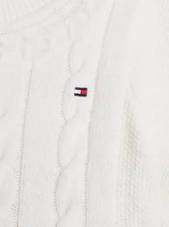 Dziewczynki|Chłopcy*Tommy Hilfiger Zestaw Na Prezent Z Sukienką Dzianinową IVORY PETAL