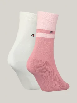Skarpetki & Rajstopy*Tommy Hilfiger Zestaw Podarunkowy 2 Par Skarpetek Classics PINK COMBO