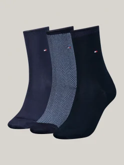 Skarpetki & Rajstopy*Tommy Hilfiger Zestaw Podarunkowy 3 Par Skarpetek Classics NAVY