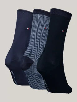 Skarpetki & Rajstopy*Tommy Hilfiger Zestaw Podarunkowy 3 Par Skarpetek Classics NAVY