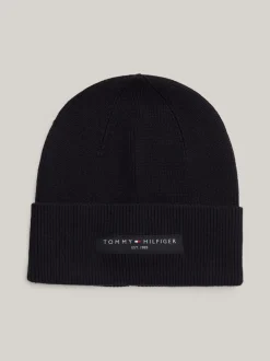 Czapki I Szaliki*Tommy Hilfiger Zestaw Podarunkowy Z Czapką Beanie I Szalikiem BLACK