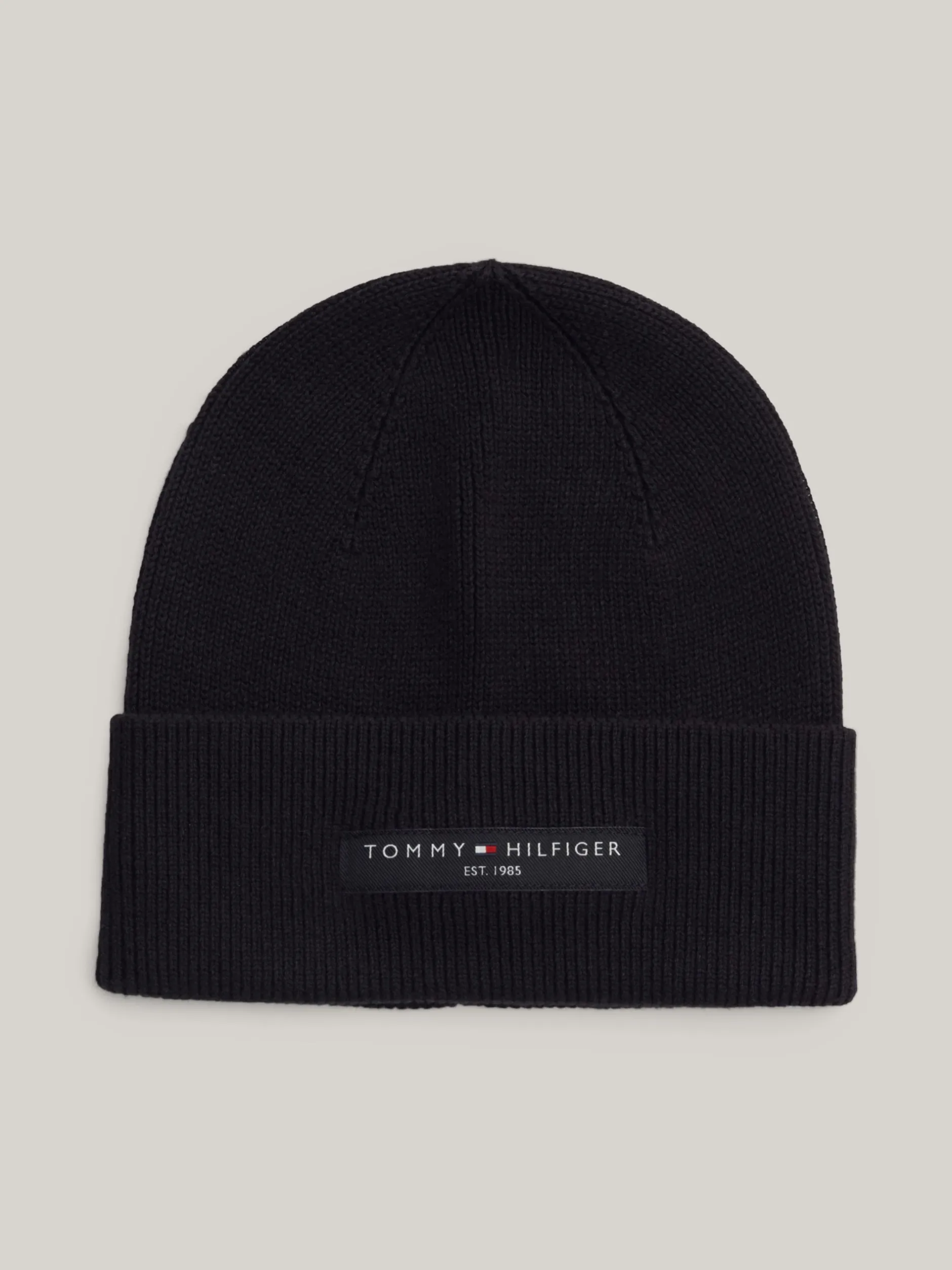 Czapki I Szaliki*Tommy Hilfiger Zestaw Podarunkowy Z Czapką Beanie I Szalikiem BLACK