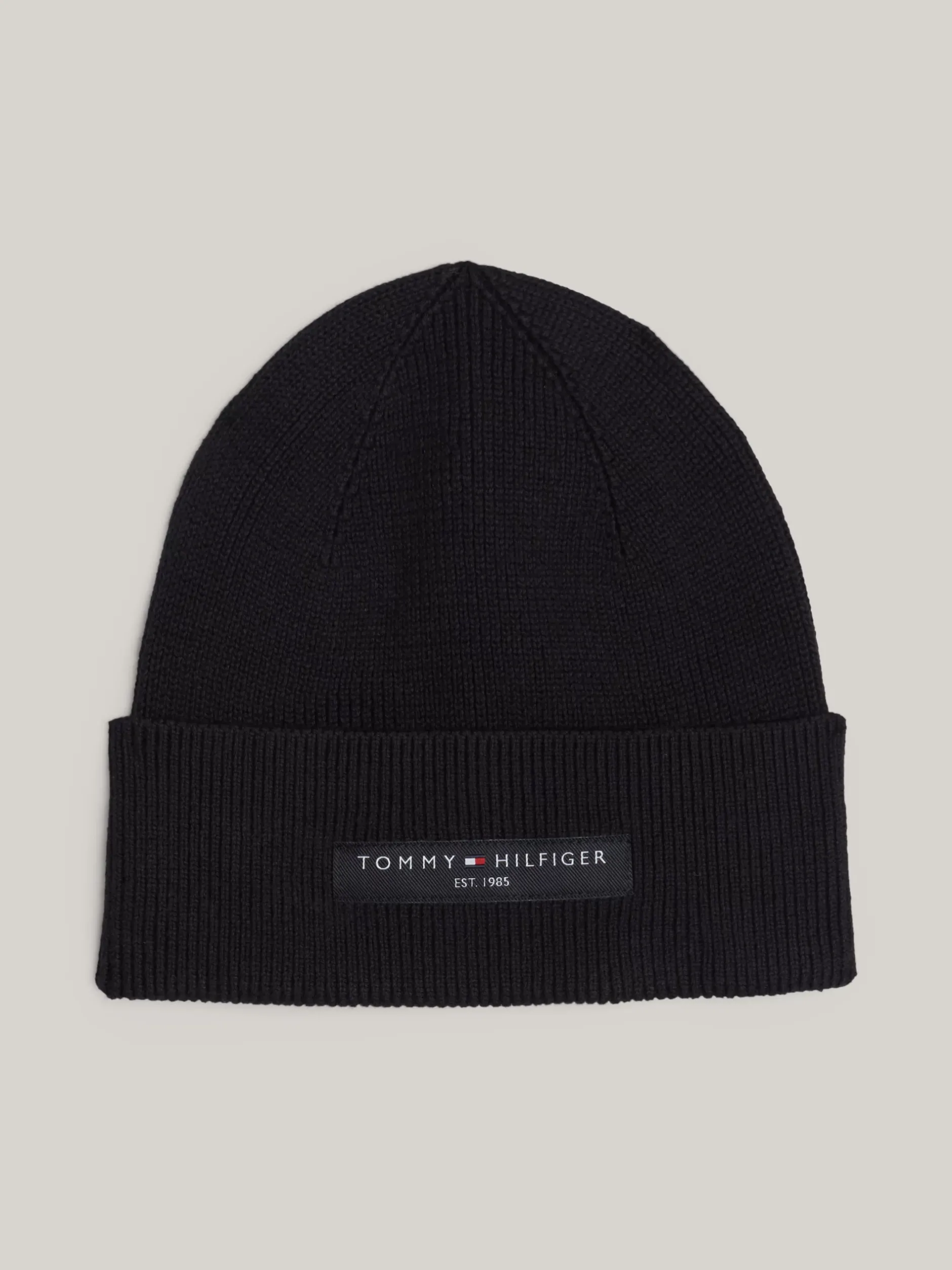 Czapki I Szaliki*Tommy Hilfiger Zestaw Podarunkowy Z Czapką Beanie I Szalikiem BLACK